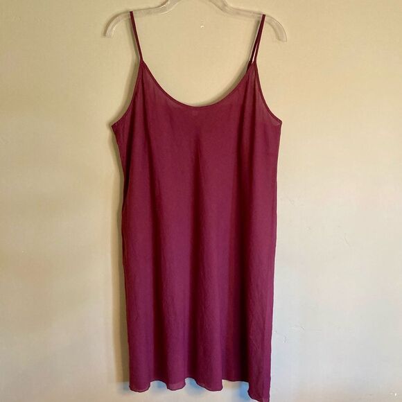 NEW Johnny Was Avery Dress Aztec Embroidered Eyelet Slip Merlot Burgundy Size XL - Picture 13 of 16